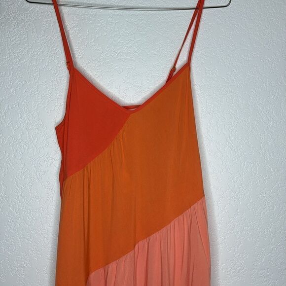 NWT L*Space Leona Maxi Dress in Peche Punch Large Revolve - Picture 4 of 13